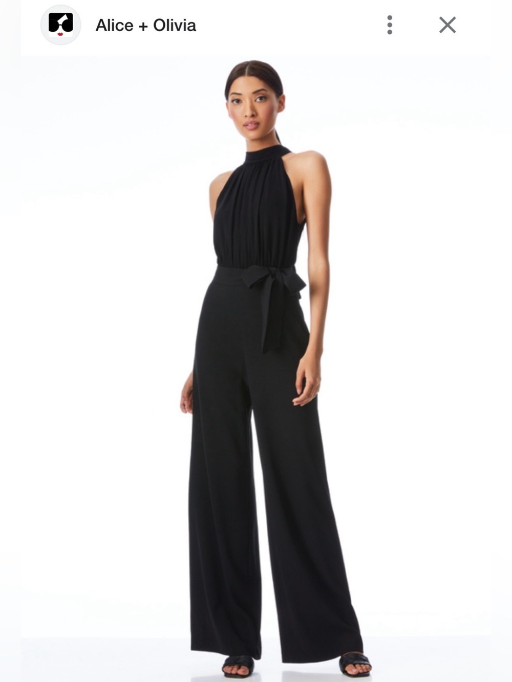 Alice + Olivia Black Thelma jumpsuit